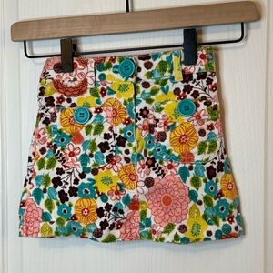 Downeast Girl Floral Skirt